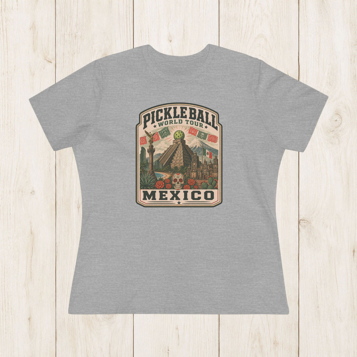 Women's Cut - Pickleball World Tour Mexico T-Shirt