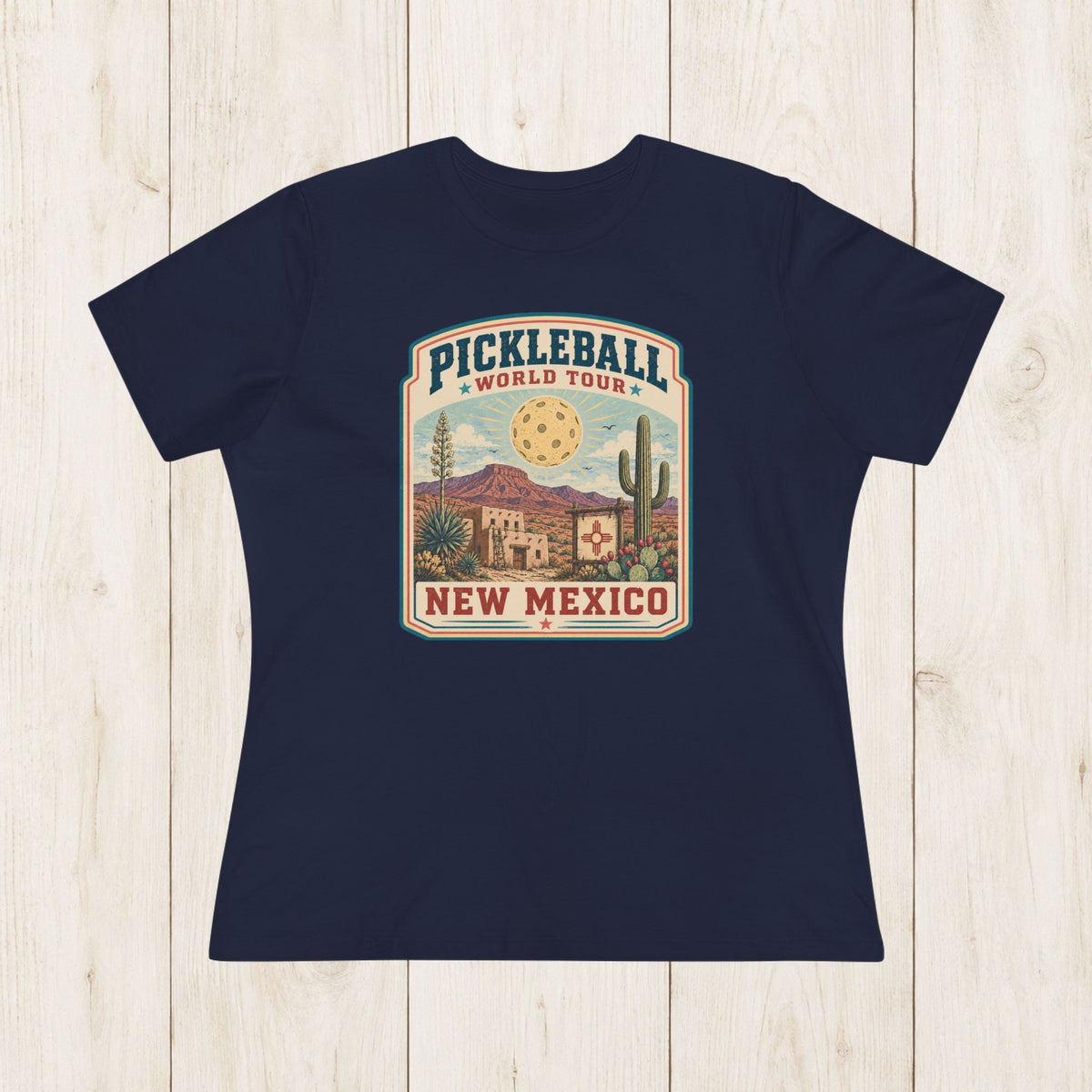 Women's Cut - Pickleball World Tour New Mexico T-Shirt