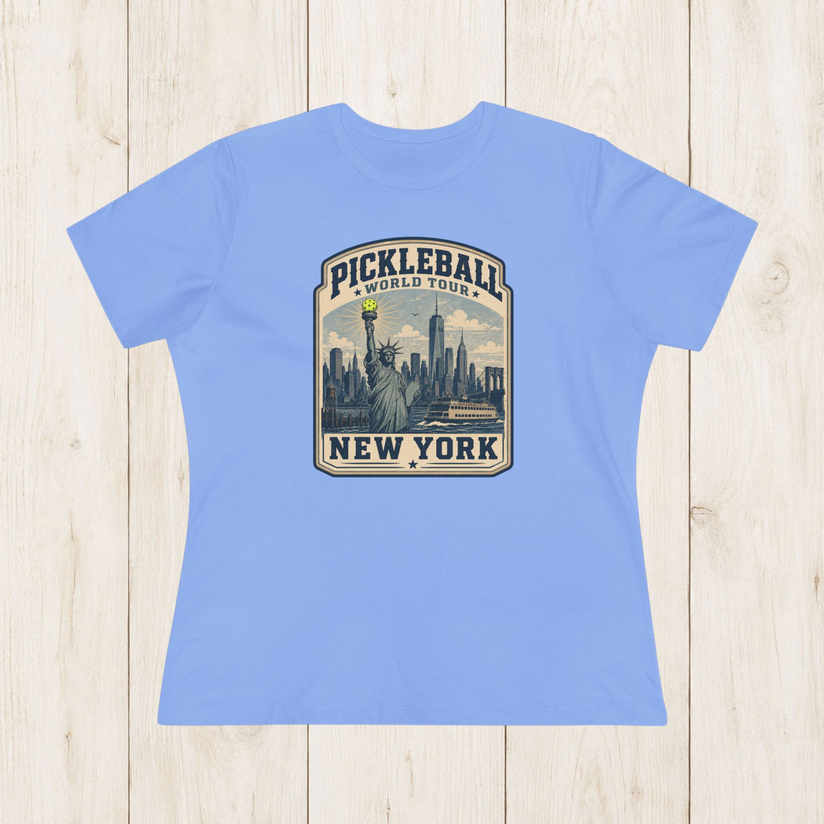 Women's Cut - Pickleball World Tour New York T-Shirt