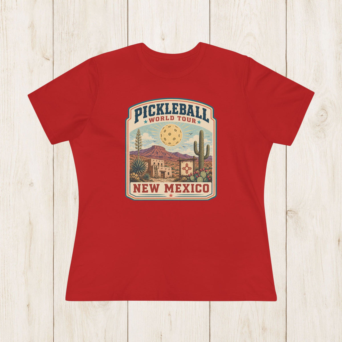 Women's Cut - Pickleball World Tour New Mexico T-Shirt