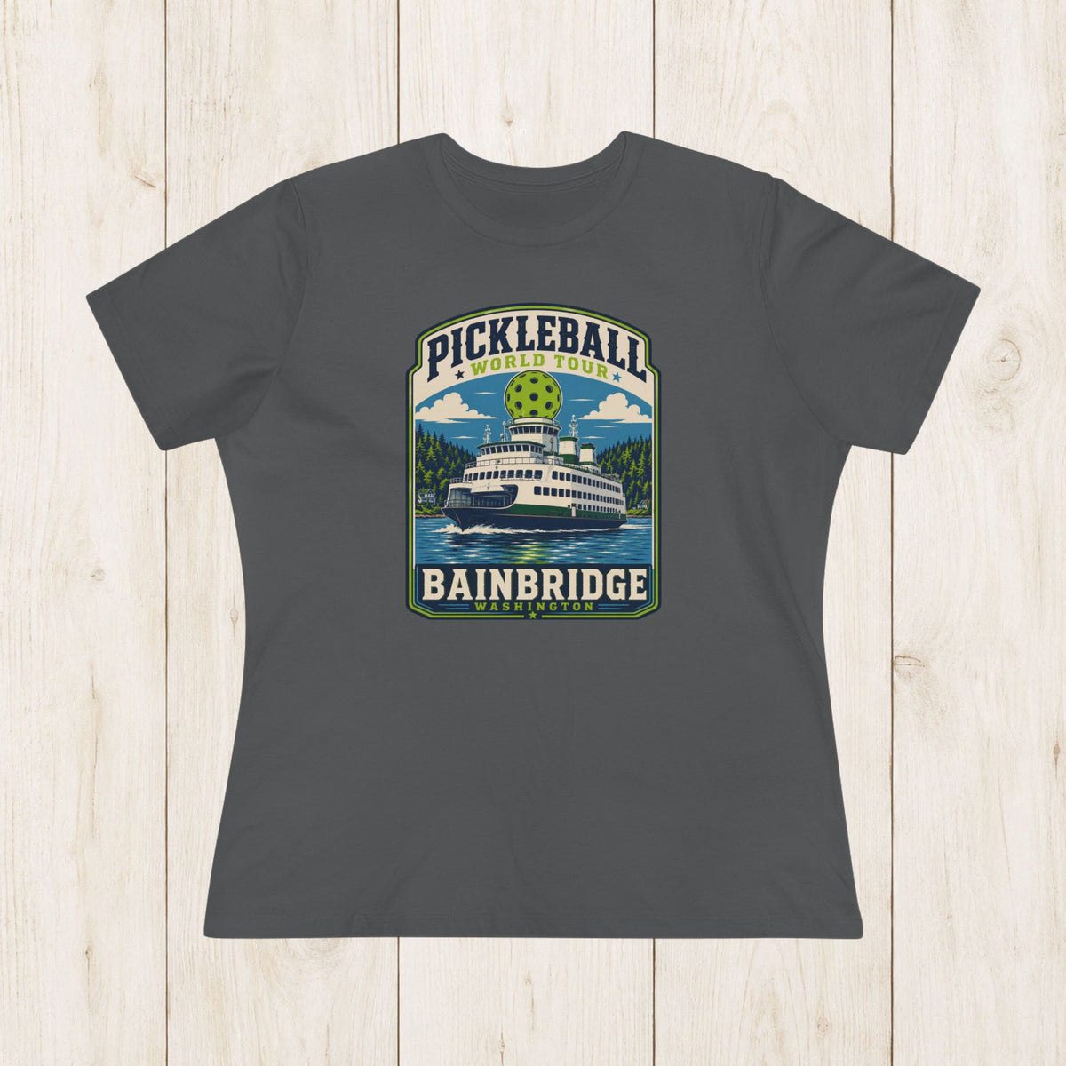 Women's Cut - Pickleball World Tour Bainbridge T-Shirt