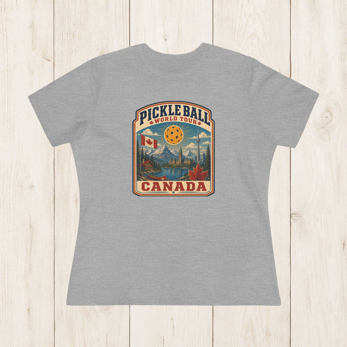 Women's Cut - Pickleball World Tour Canada T-Shirt