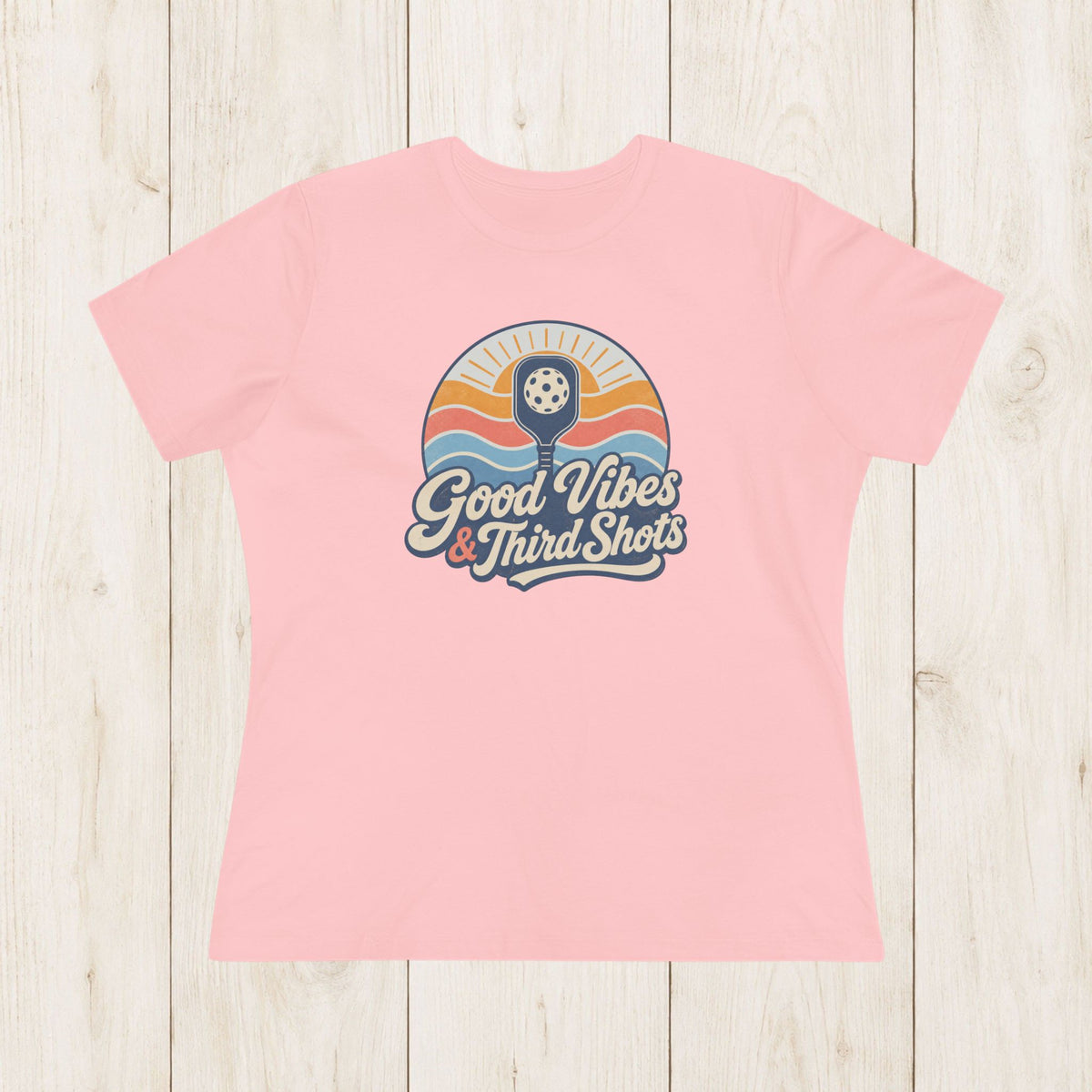 Women's Cut - Good Vibes and Third Shots T-Shirt