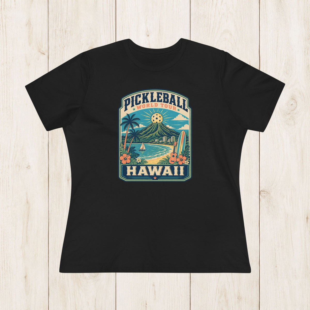Women's Cut - Pickleball World Tour Hawaii T-Shirt