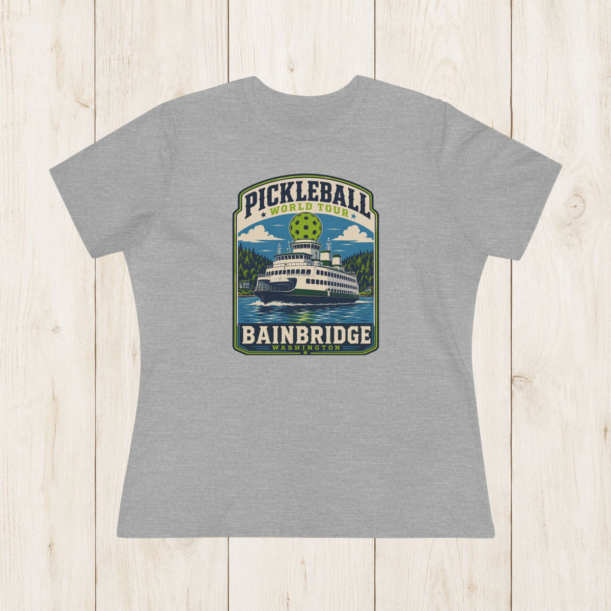Women's Cut - Pickleball World Tour Bainbridge T-Shirt