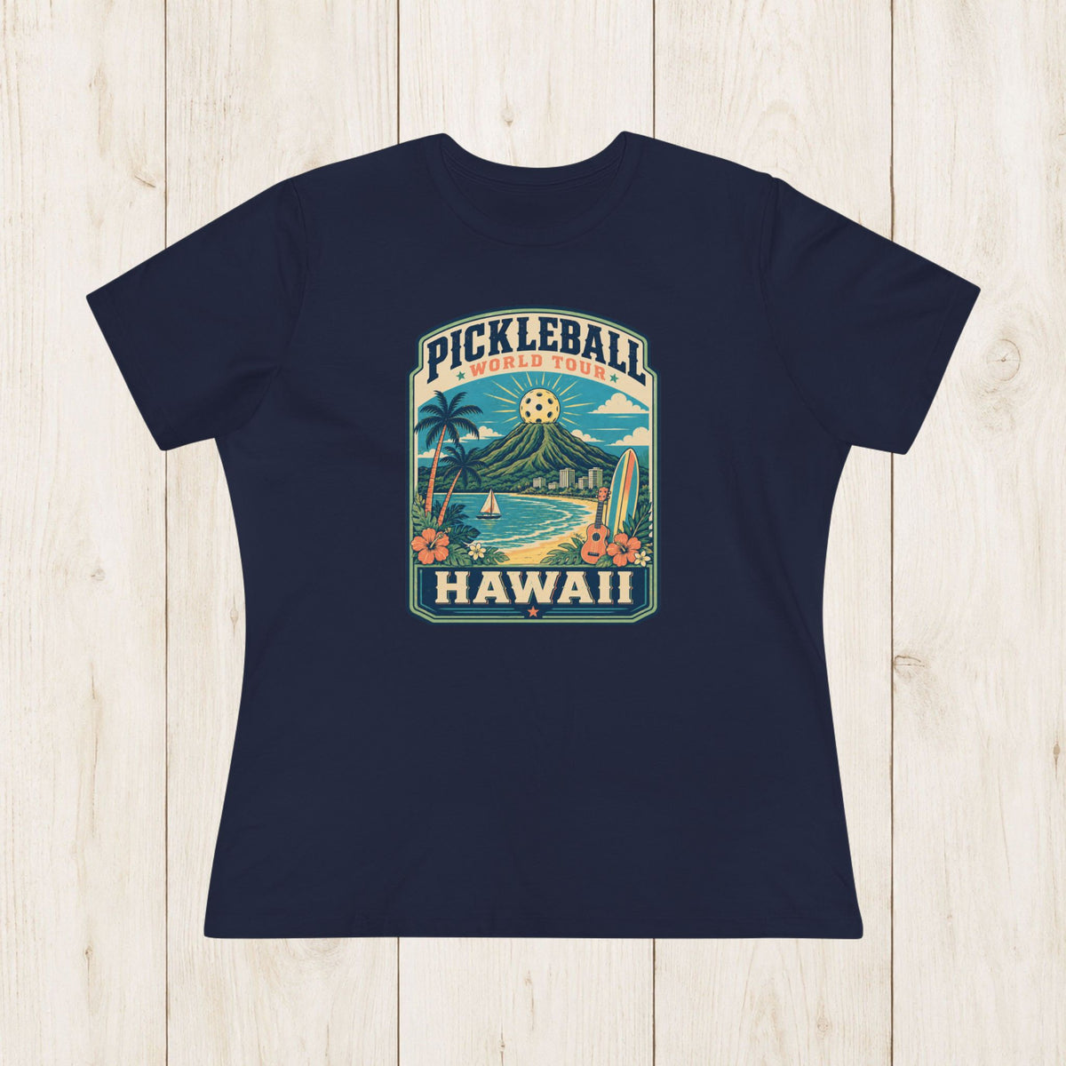 Women's Cut - Pickleball World Tour Hawaii T-Shirt