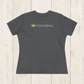 Women's Cut - I Heart Pickleball T-Shirt