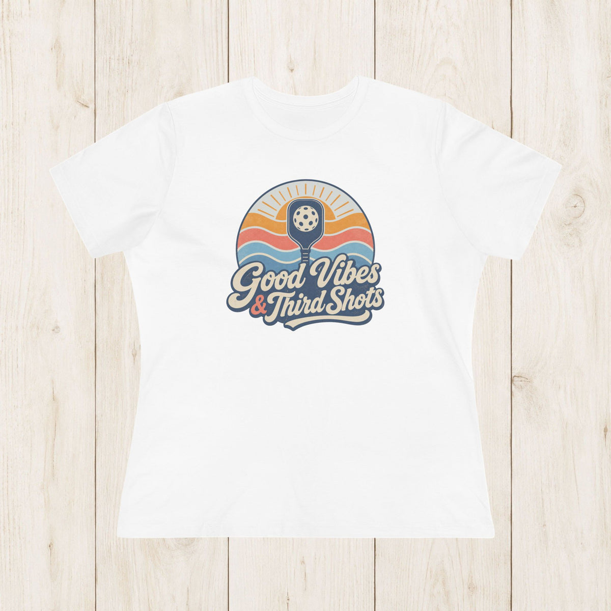 Women's Cut - Good Vibes and Third Shots T-Shirt