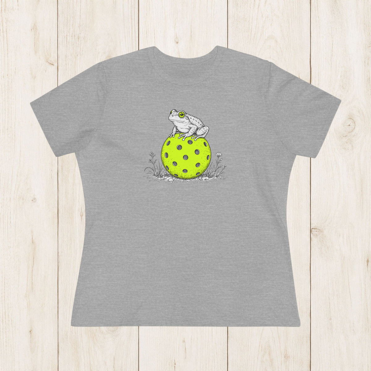 Women's Cut - Wise Pickleball Frog T-Shirt