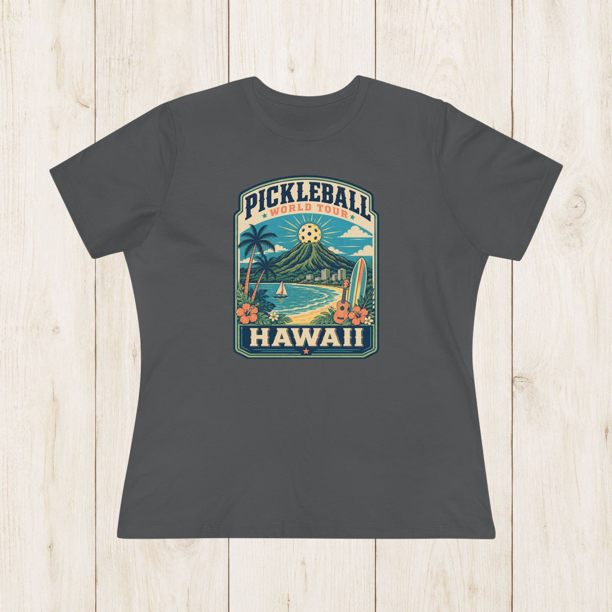 Women's Cut - Pickleball World Tour Hawaii T-Shirt