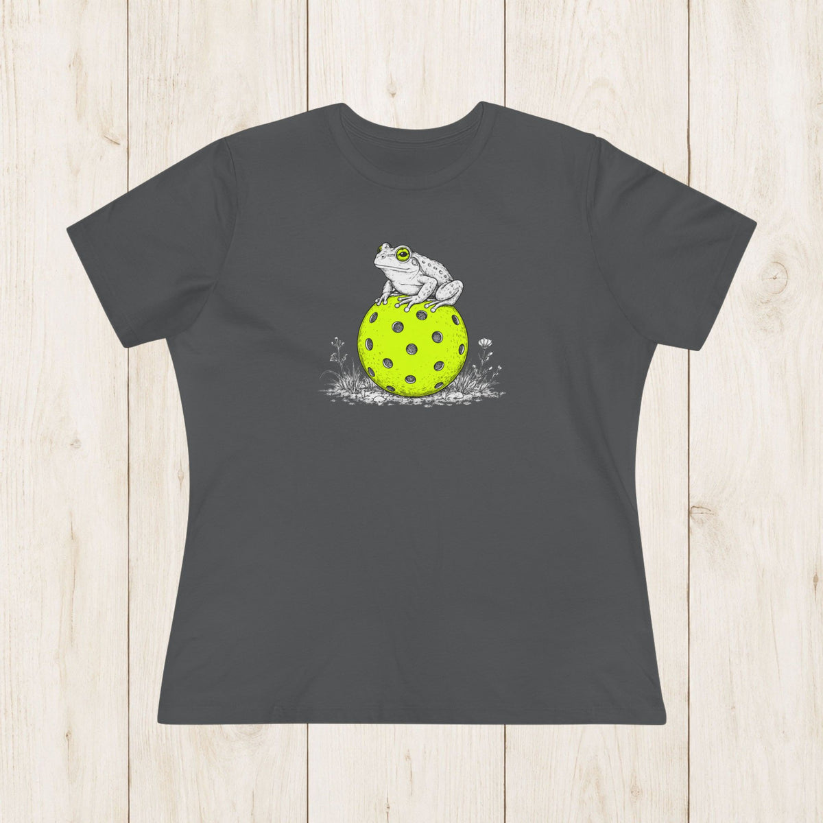 Women's Cut - Wise Pickleball Frog T-Shirt