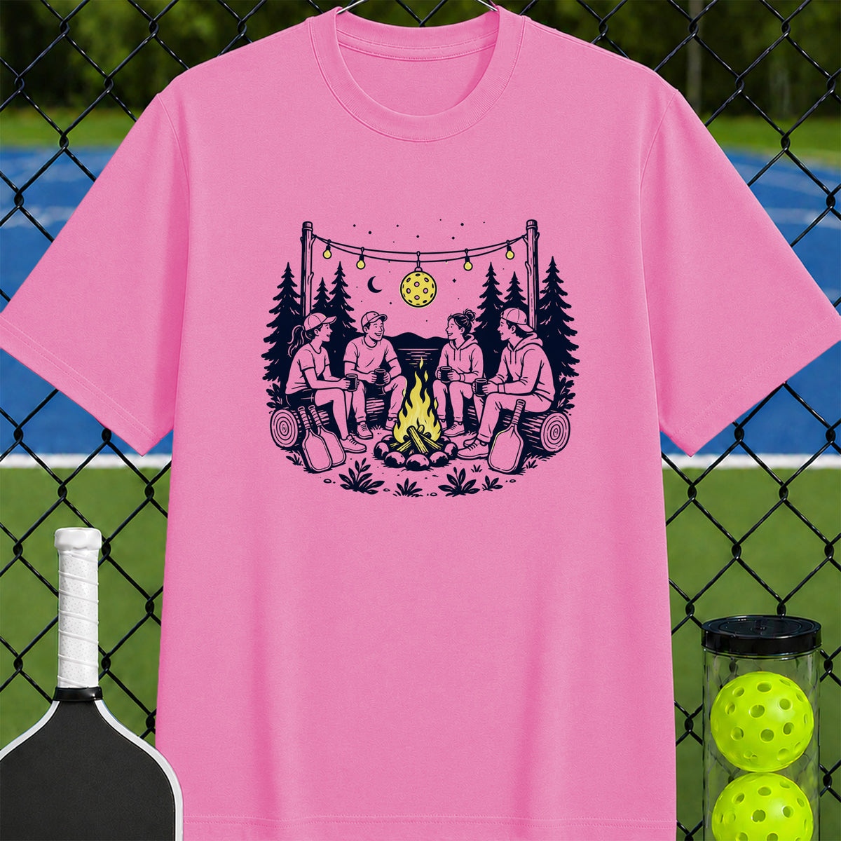 Campfire Pickleball T-Shirt - Unisex
