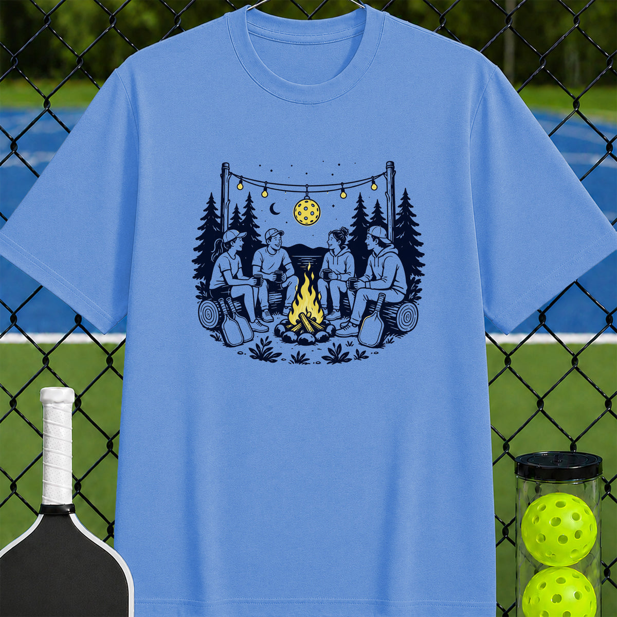 Campfire Pickleball T-Shirt - Unisex