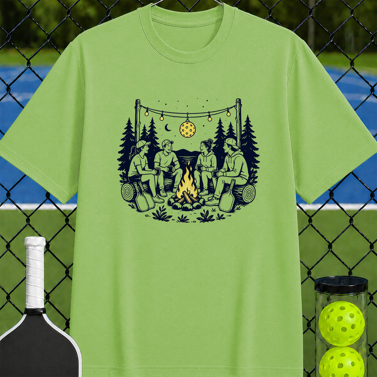 Campfire Pickleball T-Shirt - Unisex