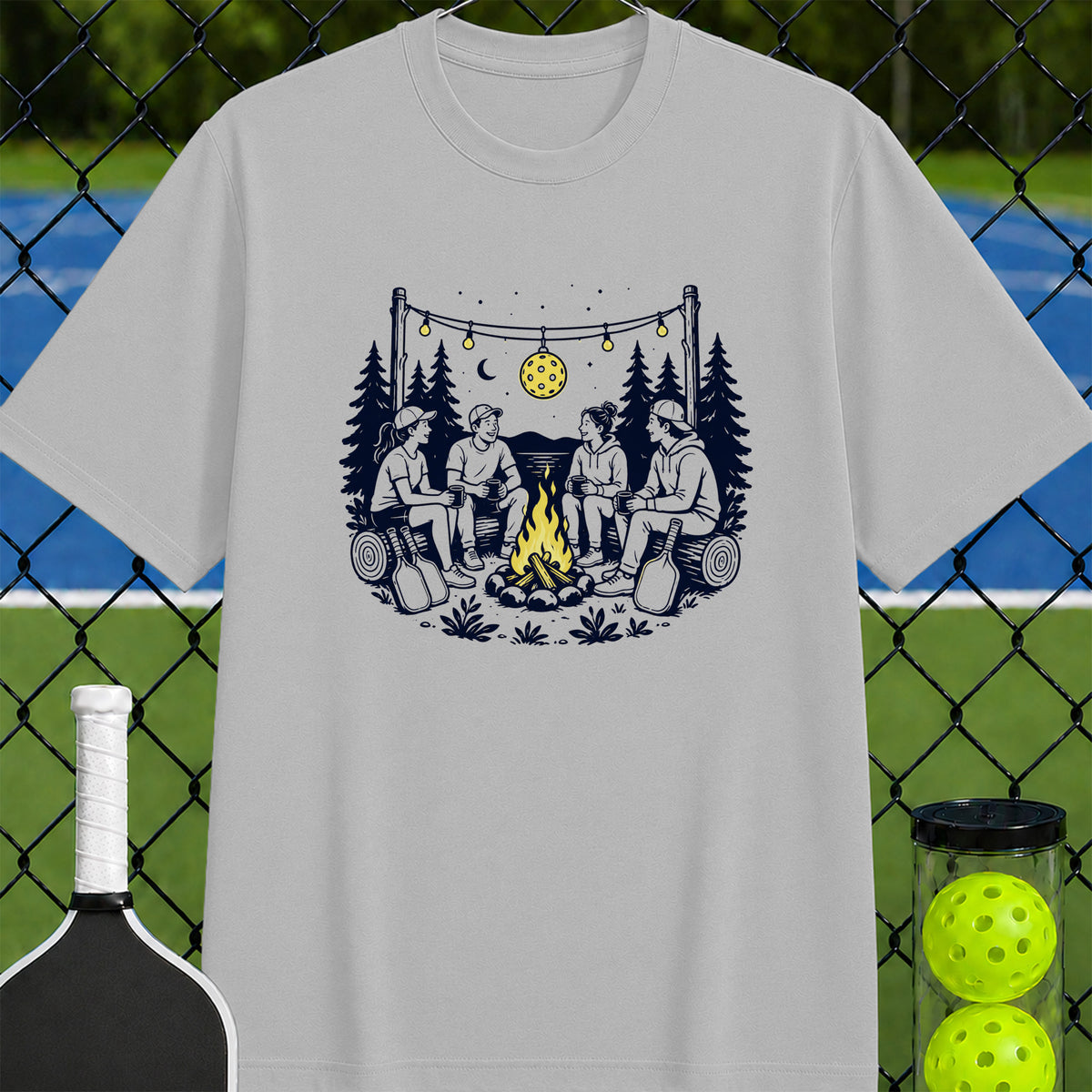 Campfire Pickleball T-Shirt - Unisex