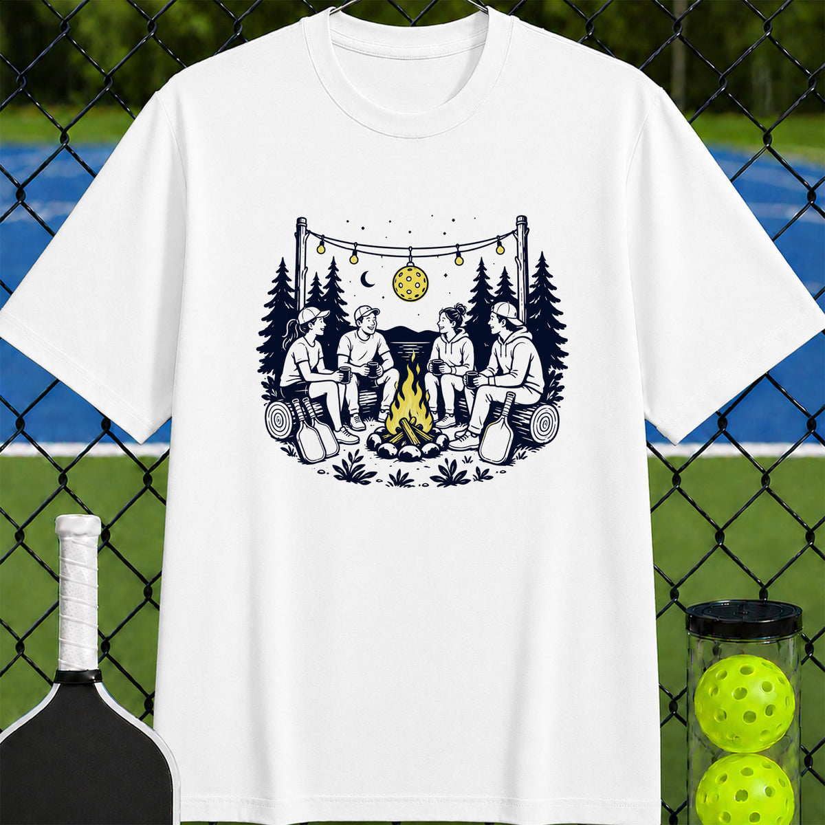 Campfire Pickleball T-Shirt - Unisex