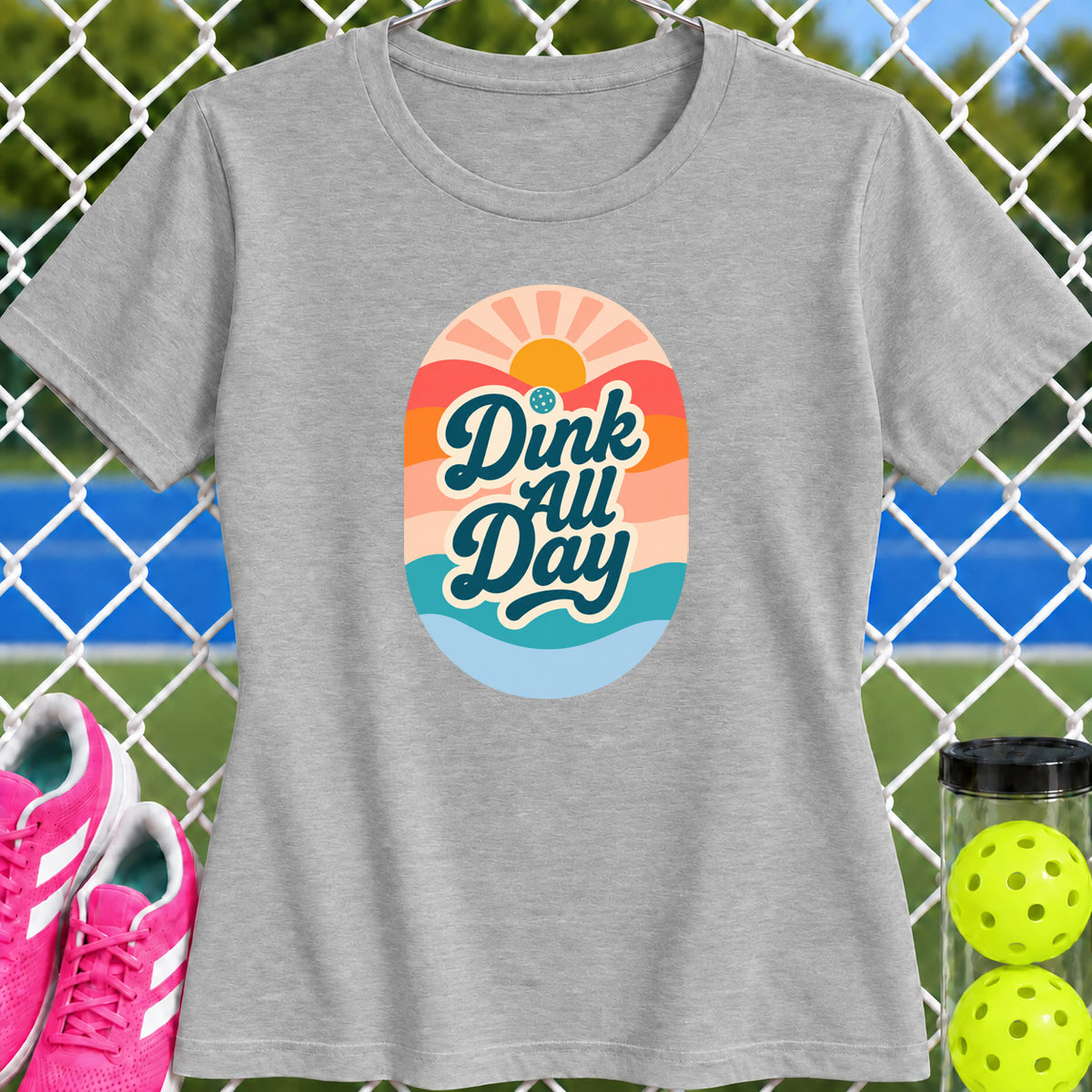 Women's Cut - Dink All Day T-Shirt