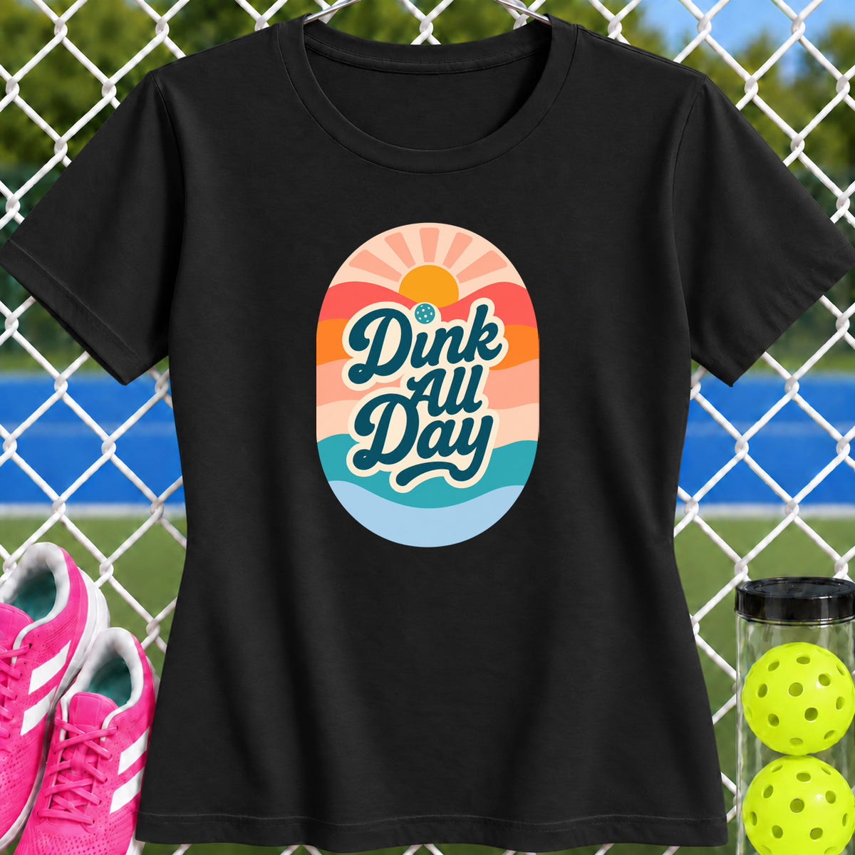 Women's Cut - Dink All Day T-Shirt