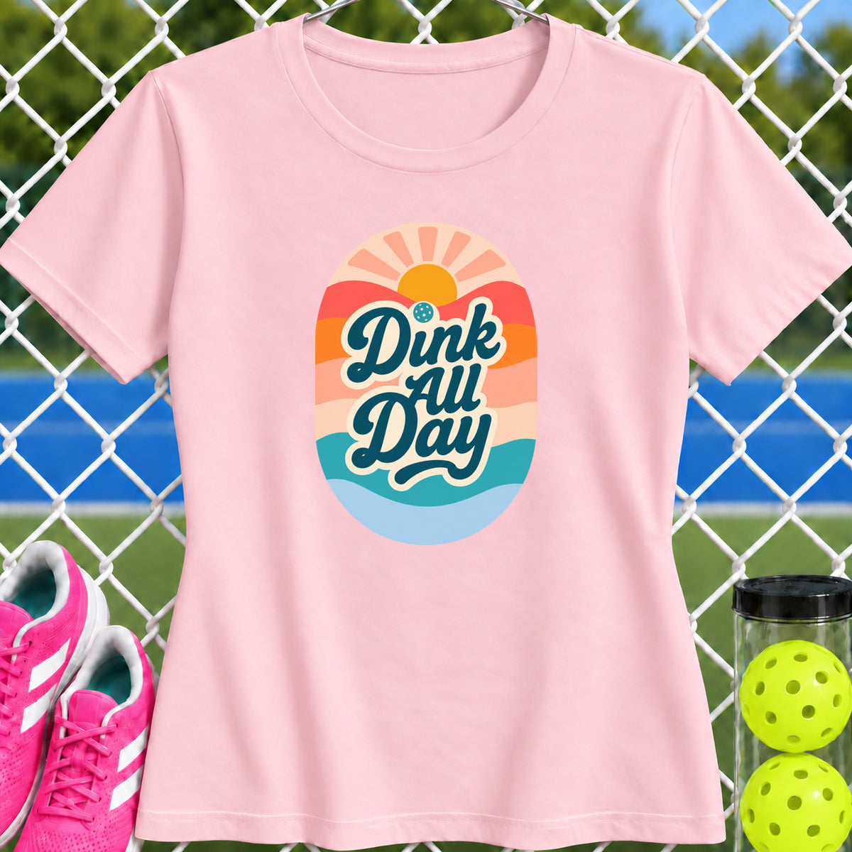 Women's Cut - Dink All Day T-Shirt