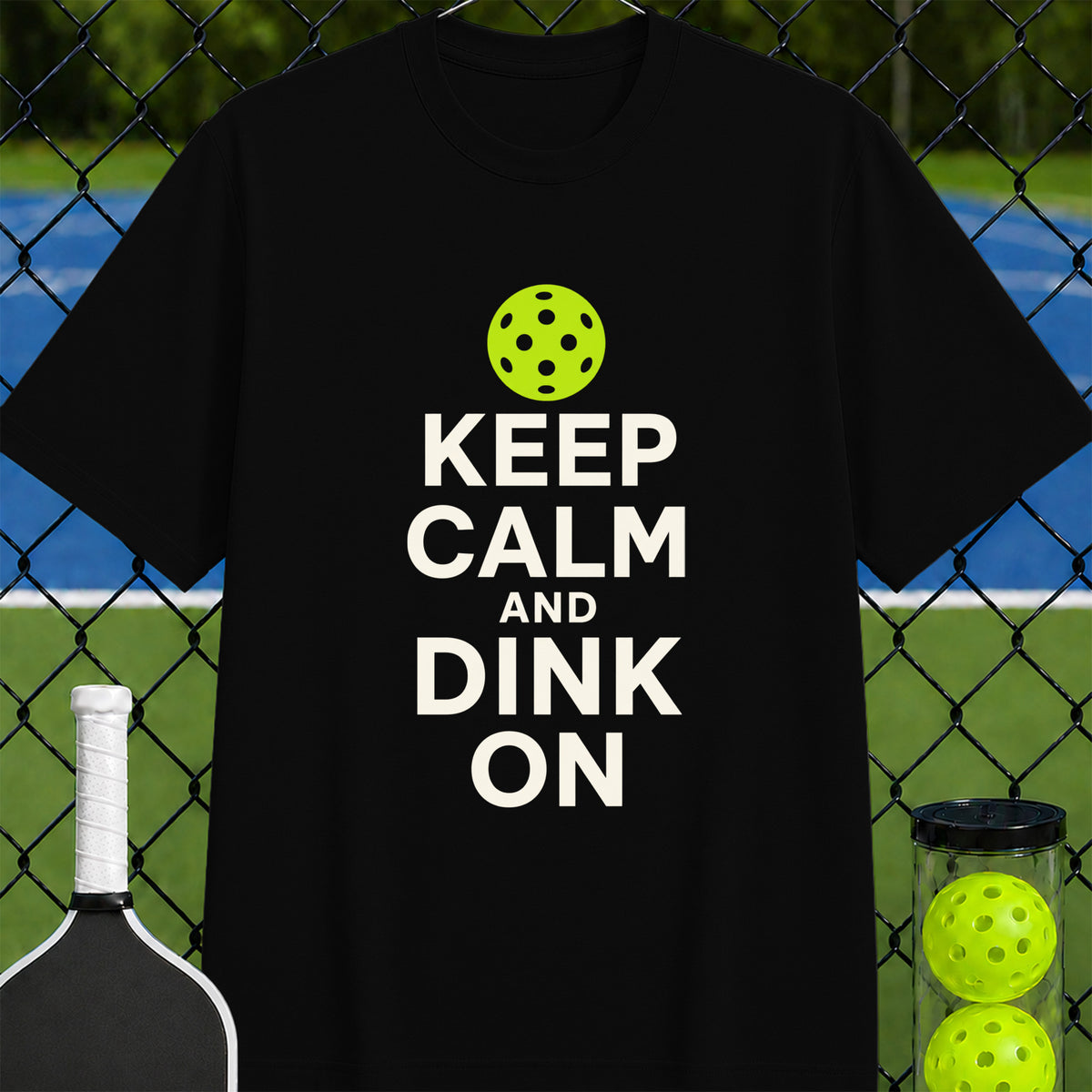 Keep Calm and Dink On T-Shirt - Unisex