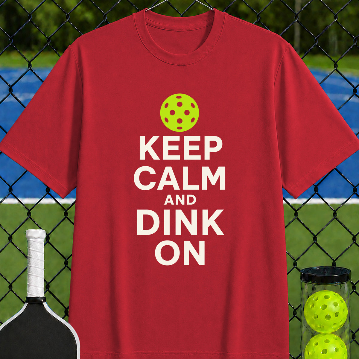Keep Calm and Dink On T-Shirt - Unisex
