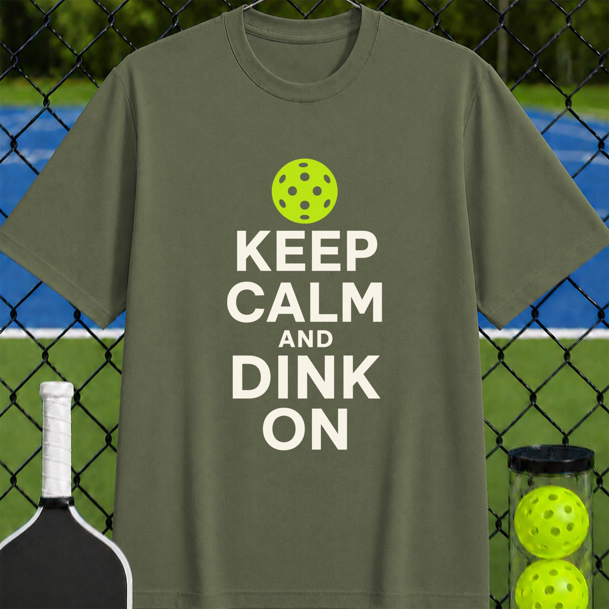 Keep Calm and Dink On T-Shirt - Unisex