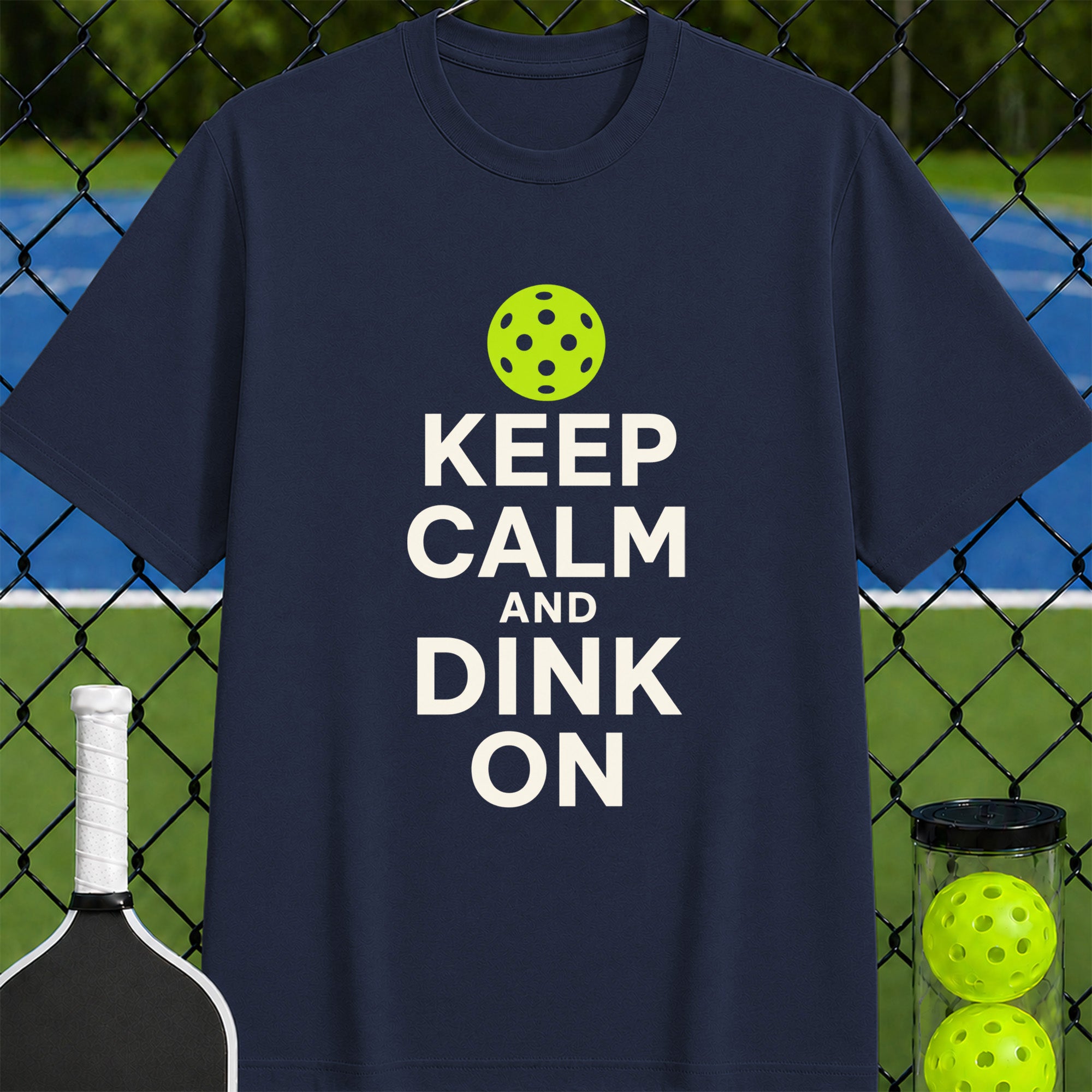 Keep Calm and Dink On T-Shirt - Unisex