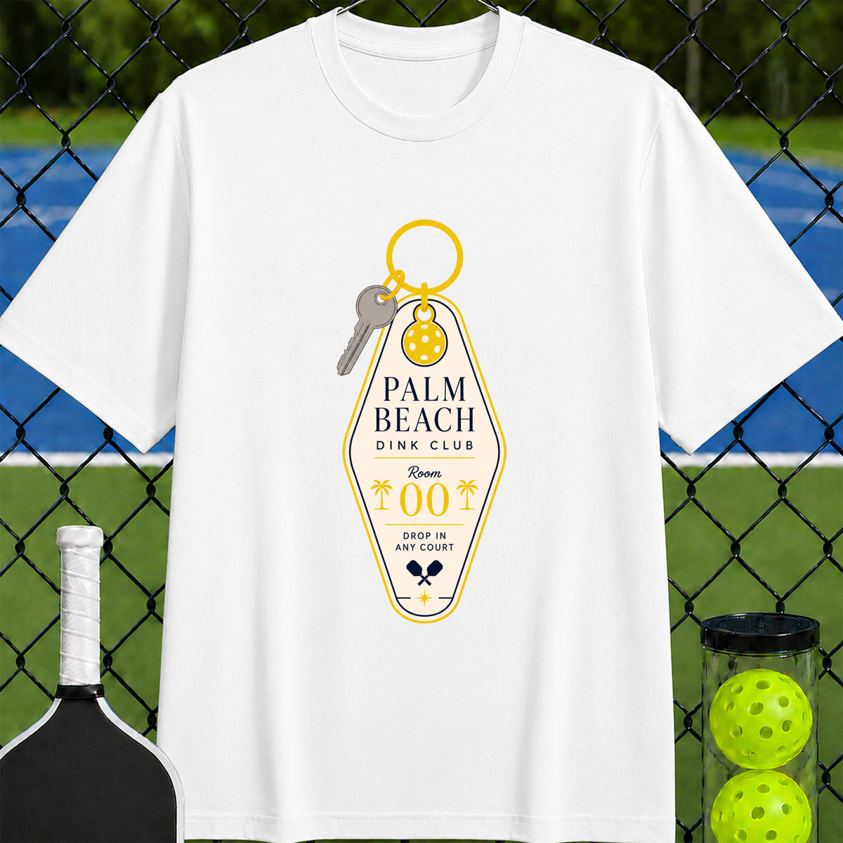 Palm Beach Room Key T-Shirt - Unisex