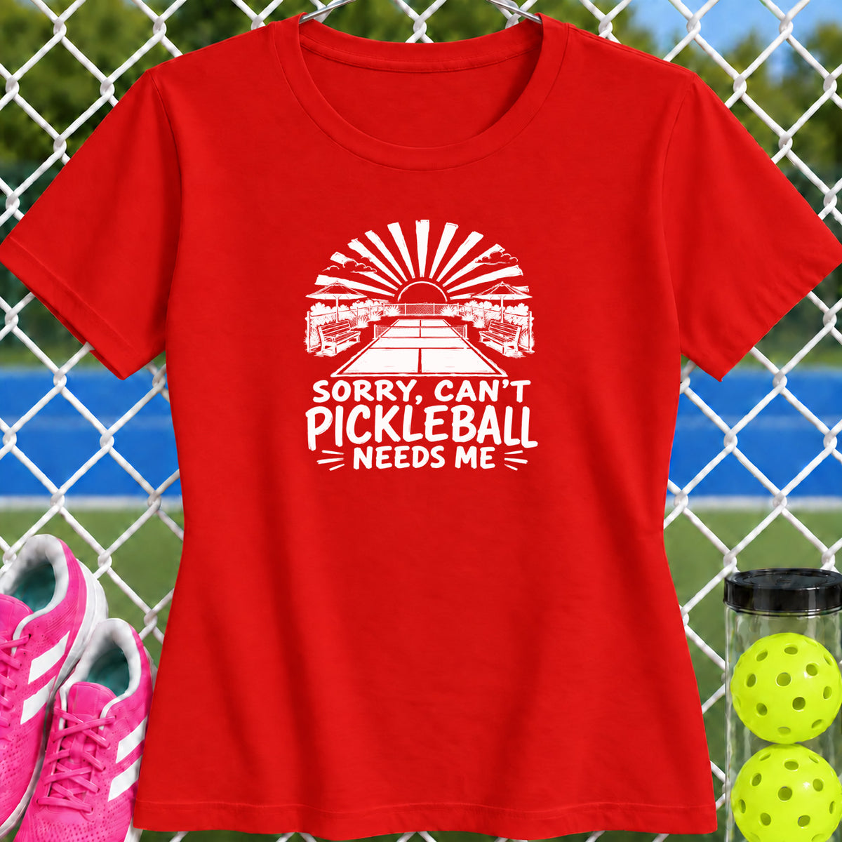 Women's Cut - Pickleball Needs Me T-Shirt