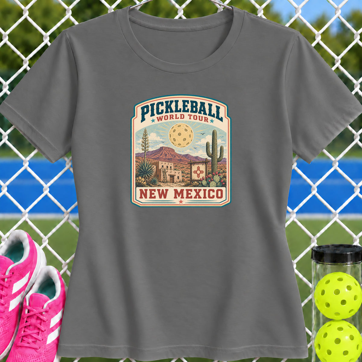Women's Cut - Pickleball World Tour New Mexico T-Shirt