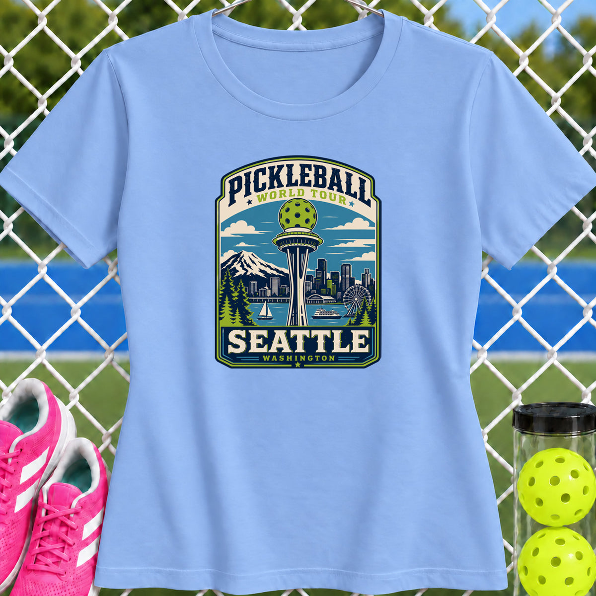 Women's Cut - Pickleball World Tour Seattle T-Shirt