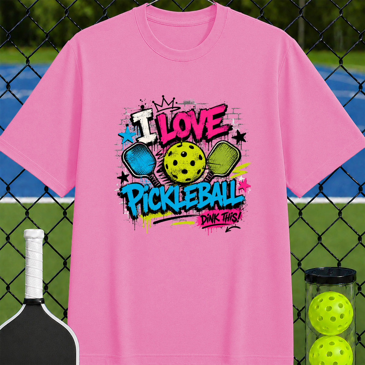 Graffiti Pickleball T-Shirt - Unisex