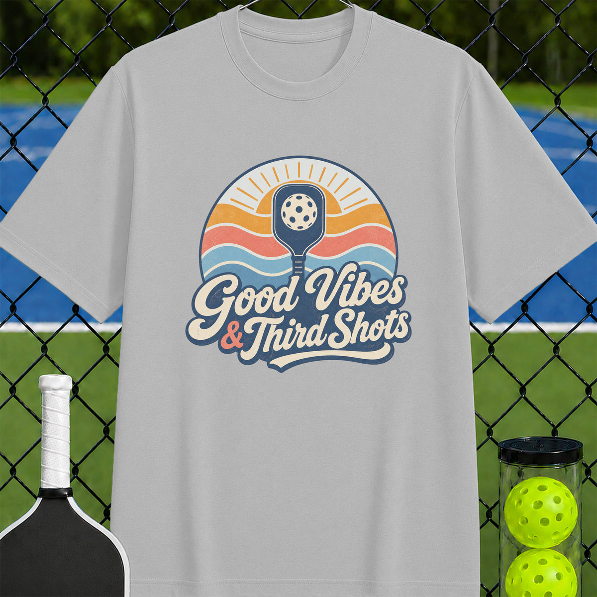 Good Vibes and Third Shots T-Shirt - Unisex