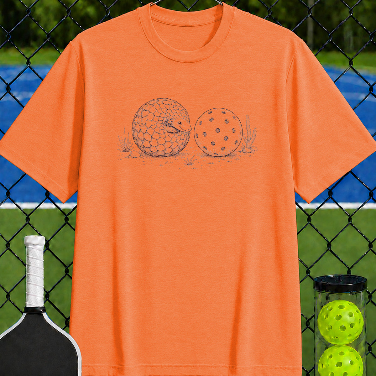 Pangolin Love Pickleball T-Shirt - Unisex