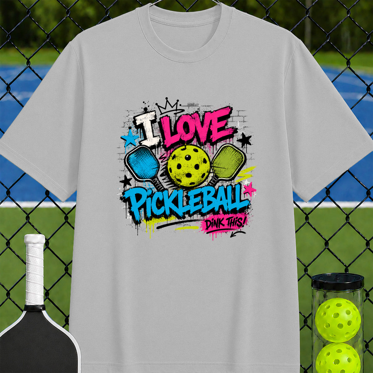 Graffiti Pickleball T-Shirt - Unisex