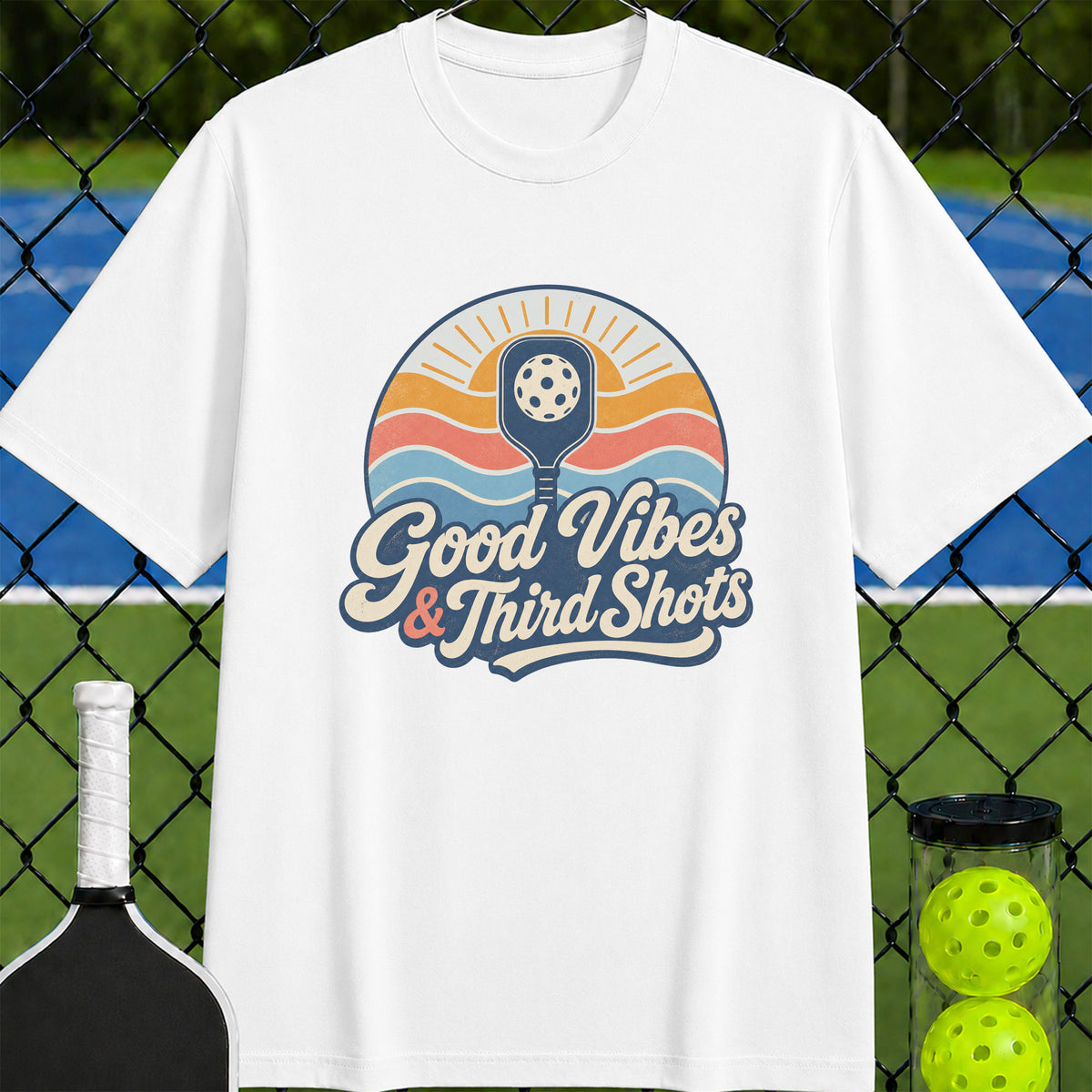 Good Vibes and Third Shots T-Shirt - Unisex