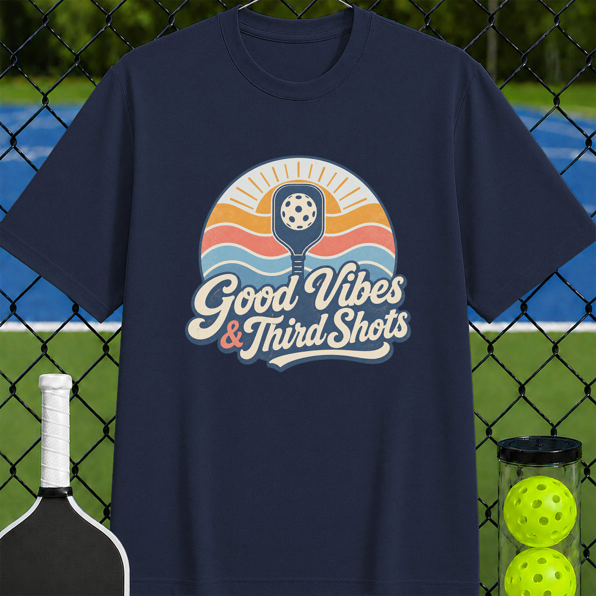 Good Vibes and Third Shots T-Shirt - Unisex