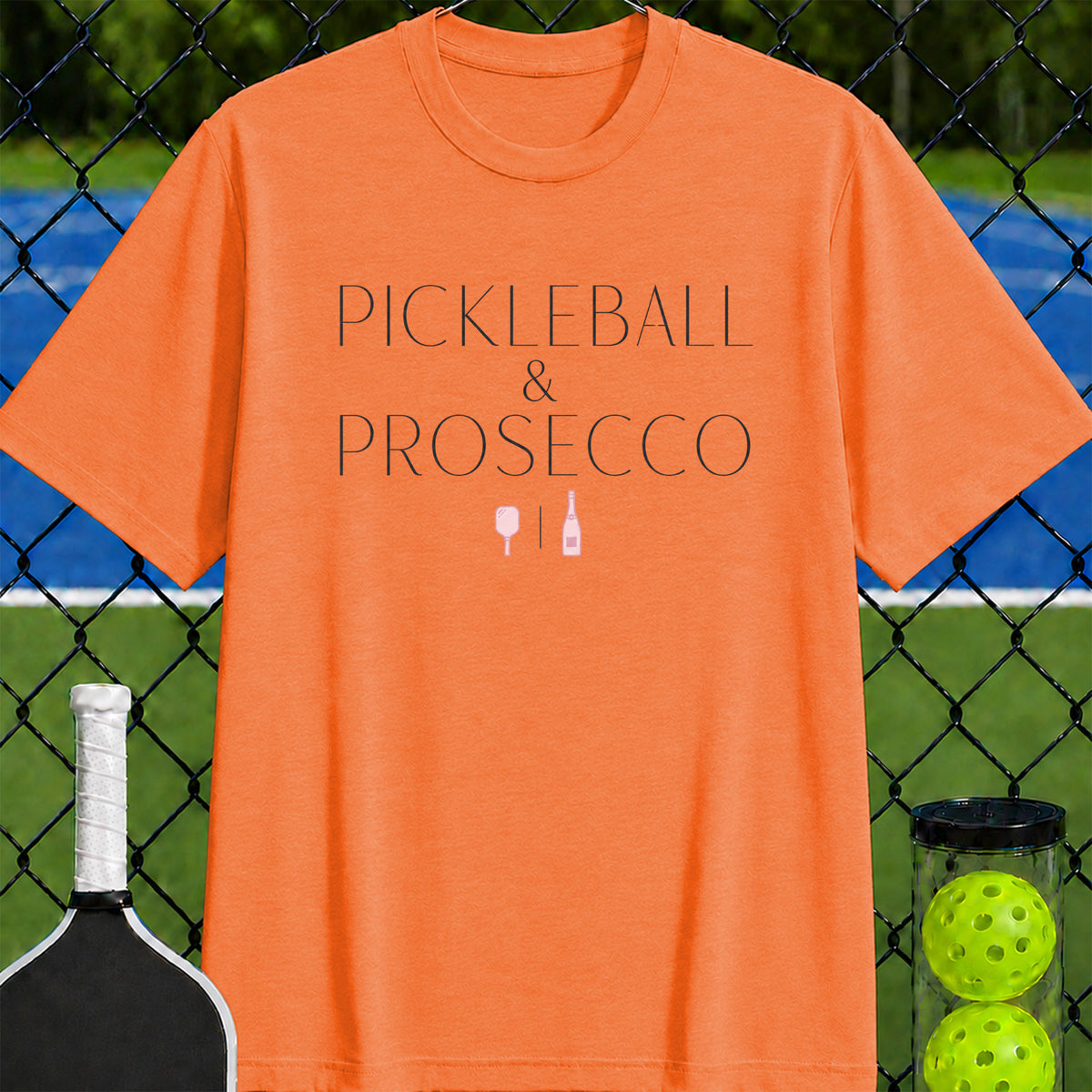 Pickleball and Prosecco T-Shirt - Unisex