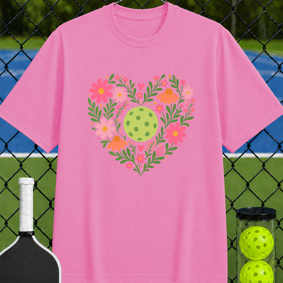 Heart of the Game Flower T-Shirt - Unisex
