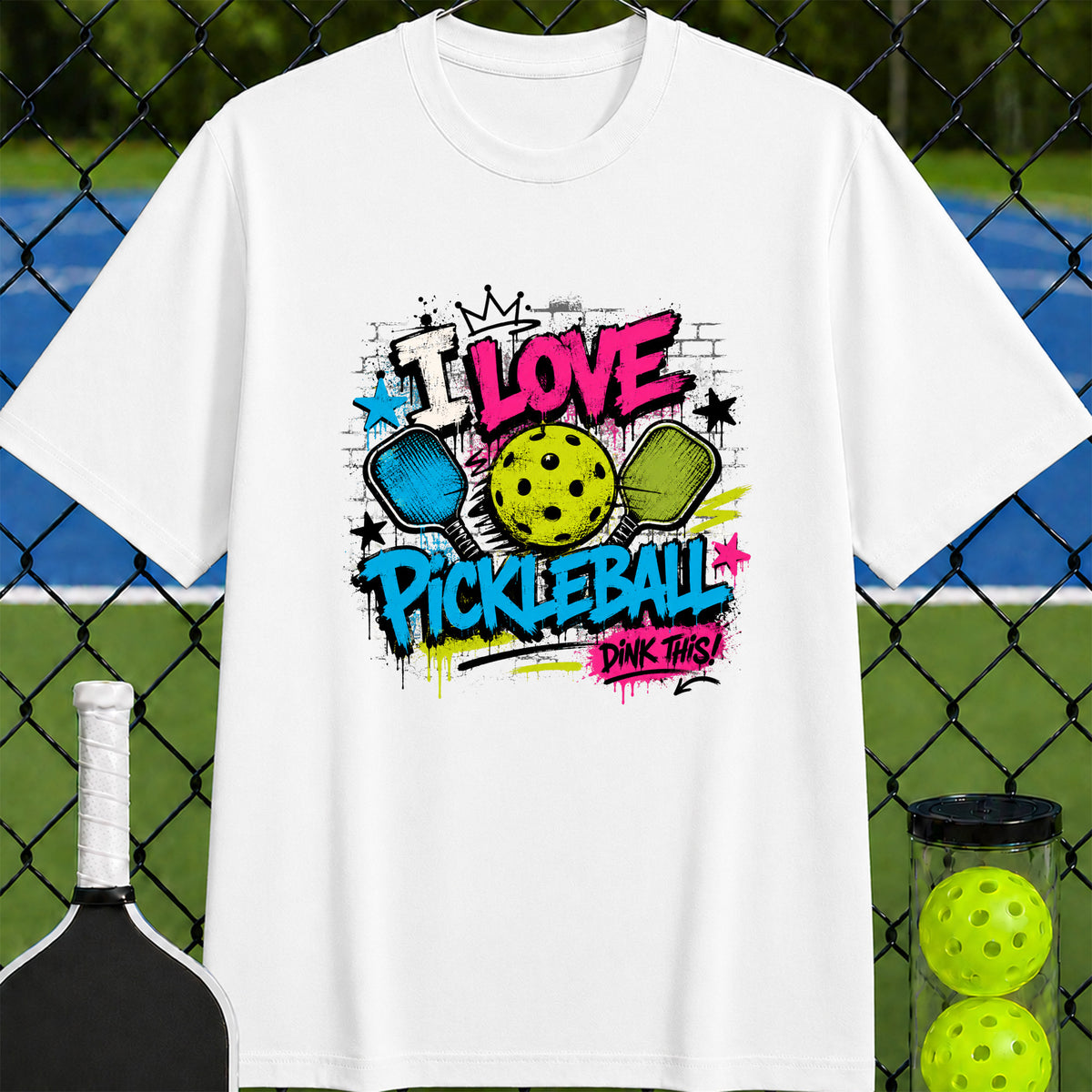 Graffiti Pickleball T-Shirt - Unisex
