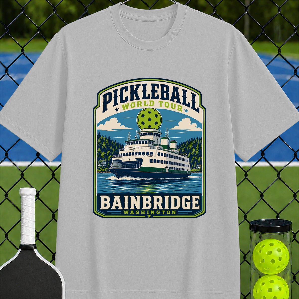 Pickleball World Tour Bainbridge T-Shirt - Unisex