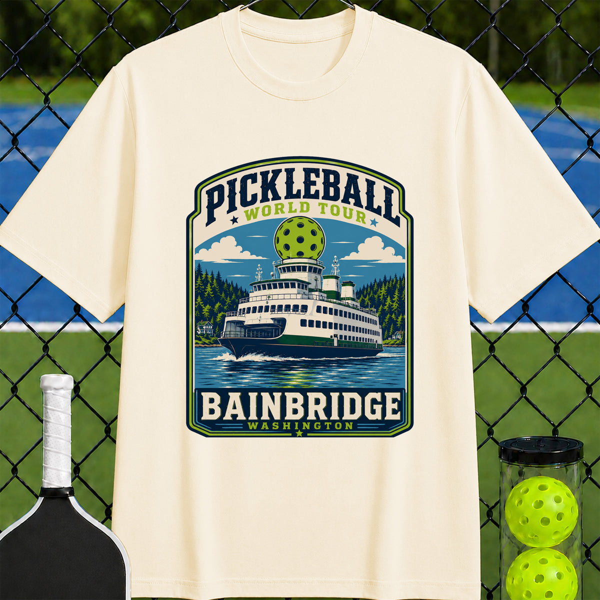 Pickleball World Tour Bainbridge T-Shirt - Unisex