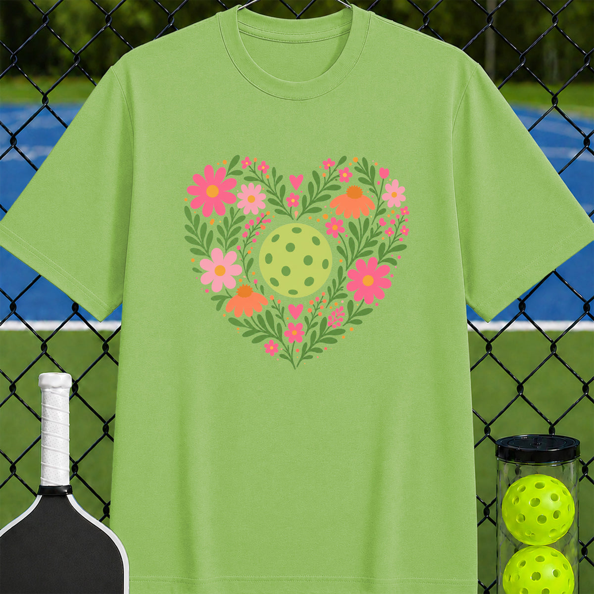Heart of the Game Flower T-Shirt - Unisex