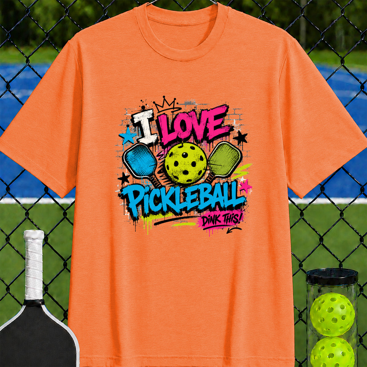 Graffiti Pickleball T-Shirt - Unisex