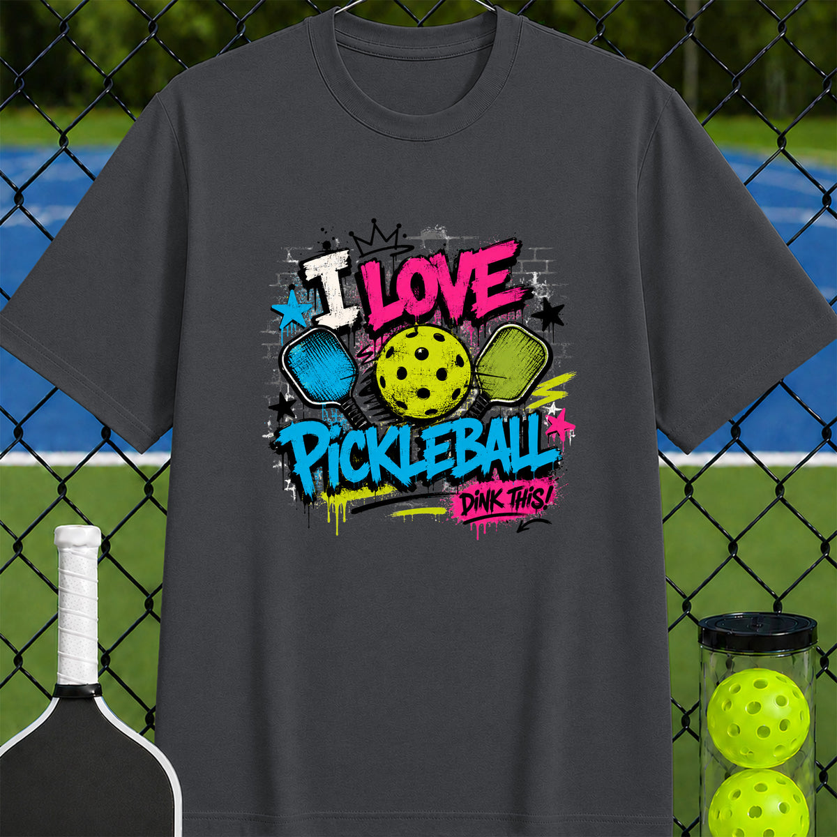 Graffiti Pickleball T-Shirt - Unisex