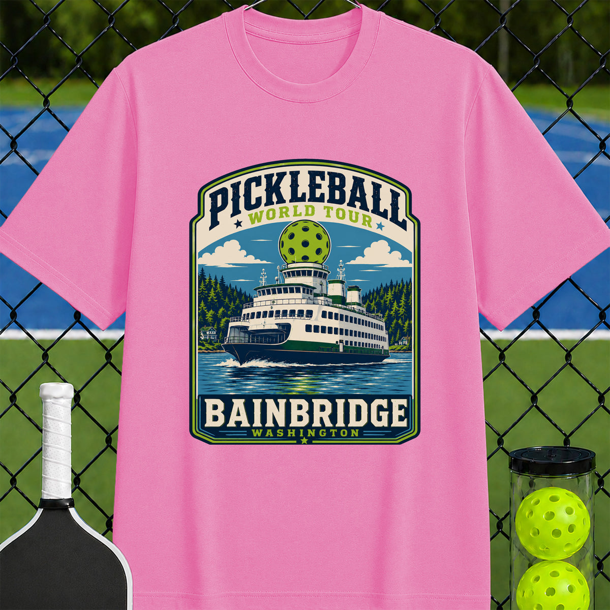 Pickleball World Tour Bainbridge T-Shirt - Unisex