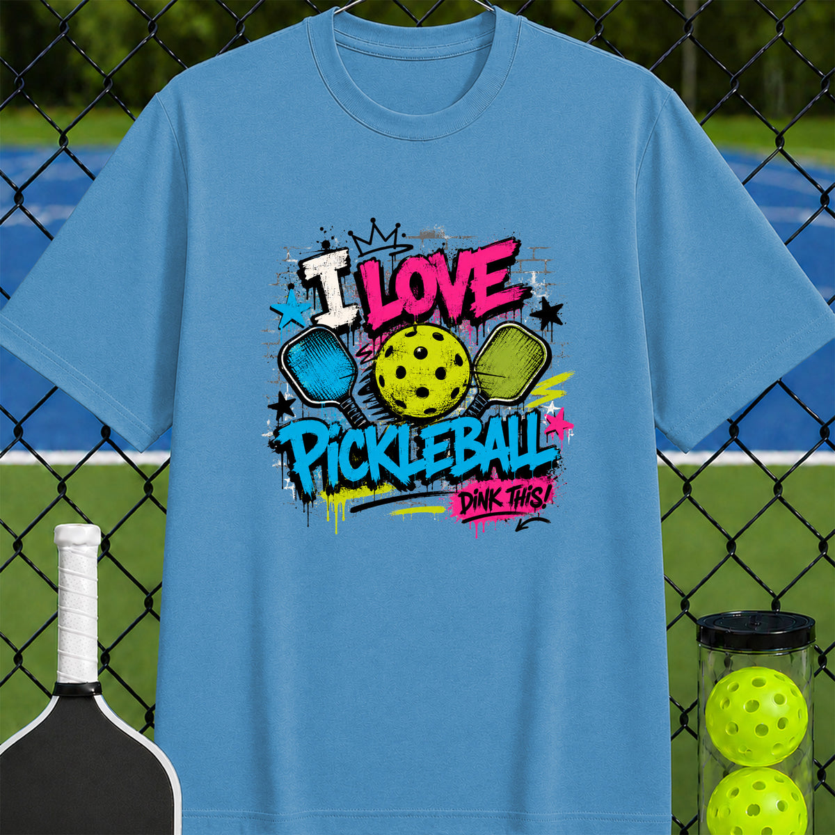 Graffiti Pickleball T-Shirt - Unisex