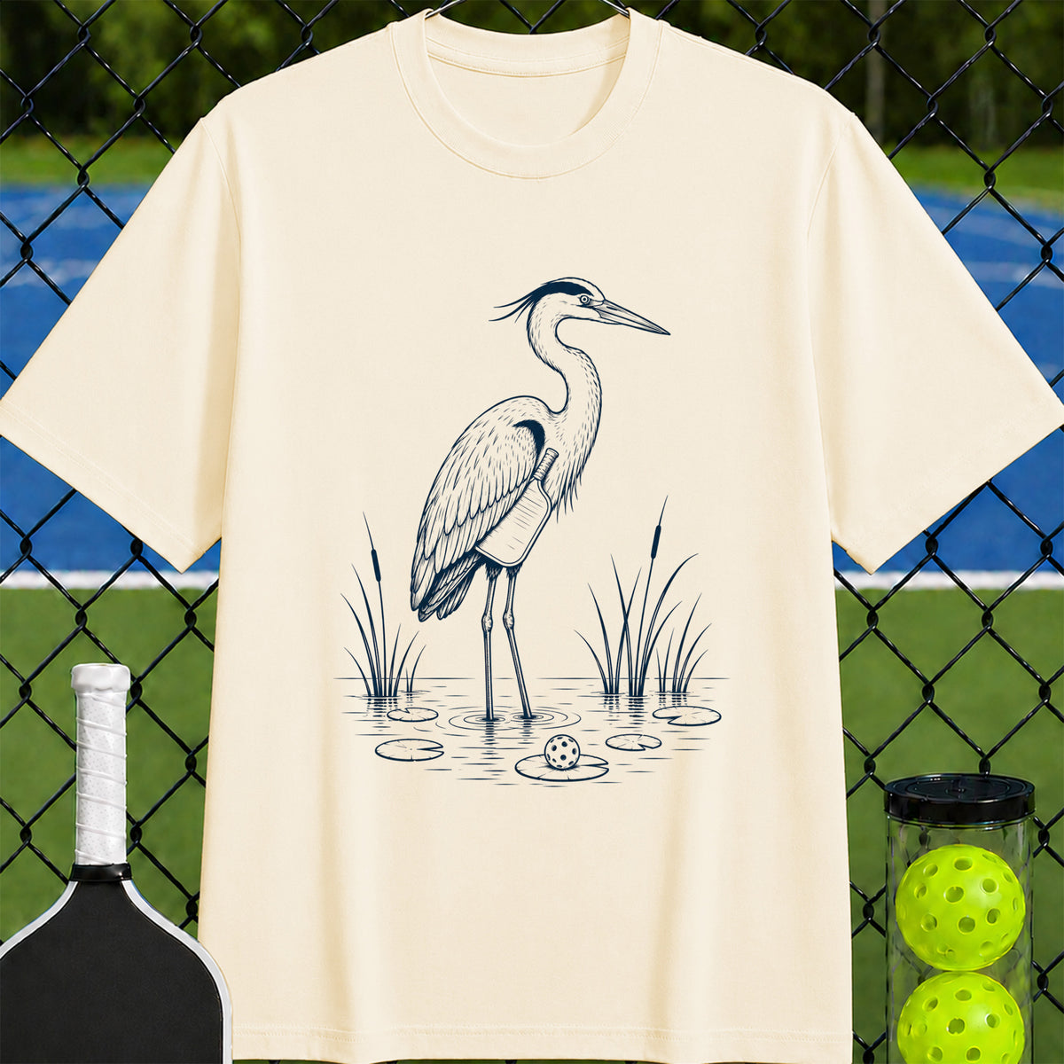 Heron Pickleball T-Shirt - Unisex
