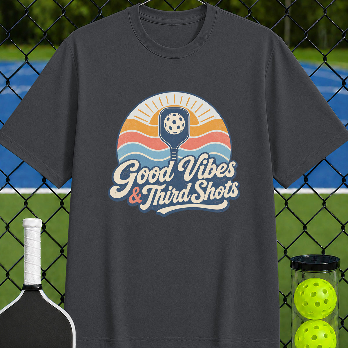 Good Vibes and Third Shots T-Shirt - Unisex