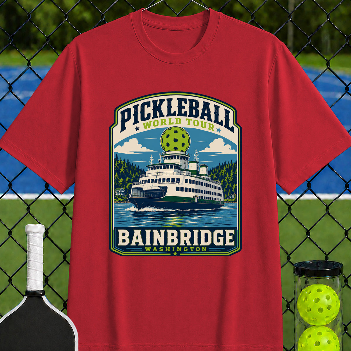 Pickleball World Tour Bainbridge T-Shirt - Unisex